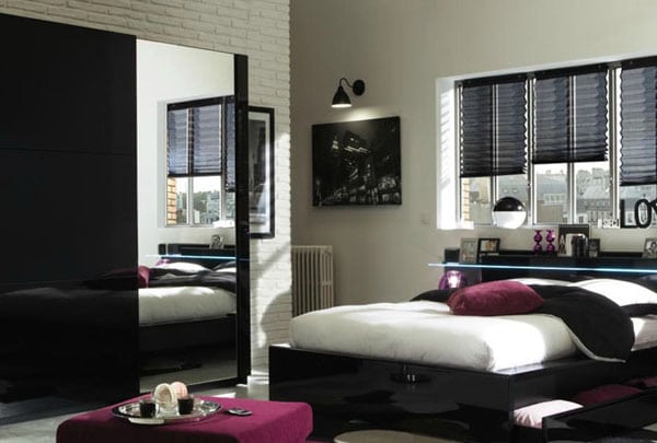 Chambre style loft new-yorkais