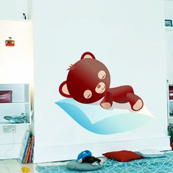Stickers mural enfant chat