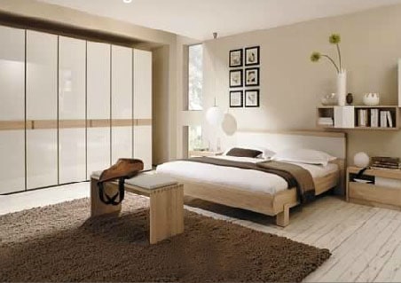 chambre beige zen