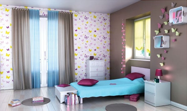 Chambre de petite fille originale