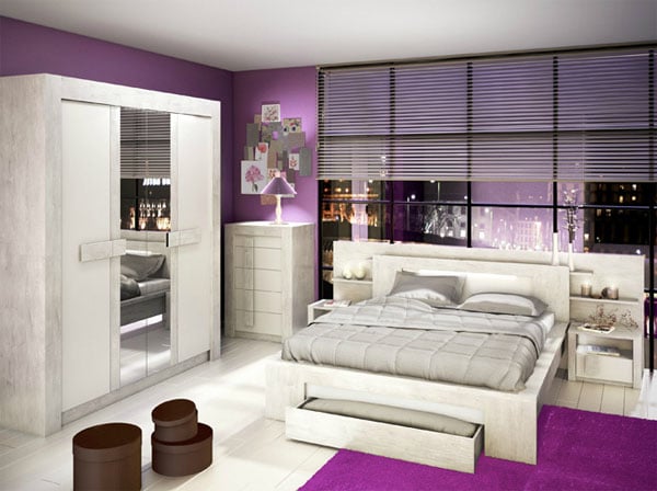 Chambre violette