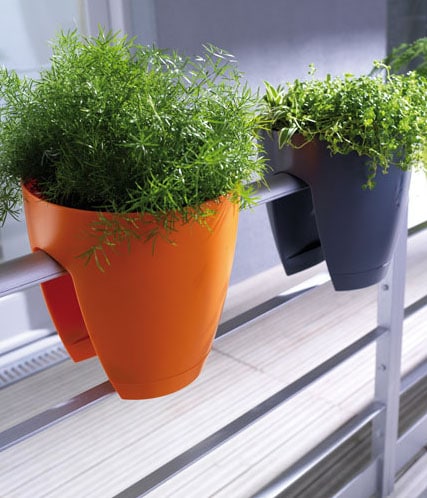 cache-pots originaux plante balcon 