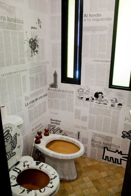 déco de WC originale