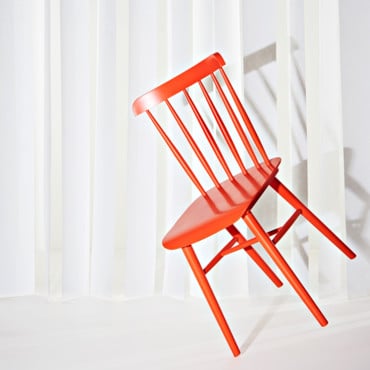 chaise scandinave orange 3 Suisses printemps été 2013