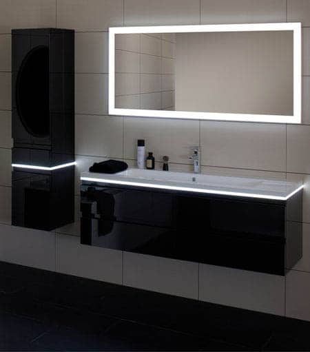 Meuble salle de bain led