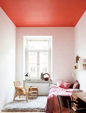 plafond rouge