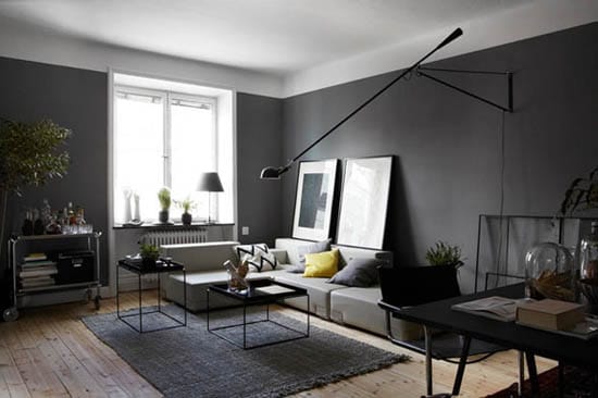 Appartement gris anthracite
