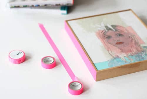 customiser un cadre photo DIY