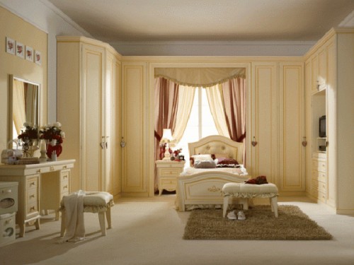 chambres de filles romantique