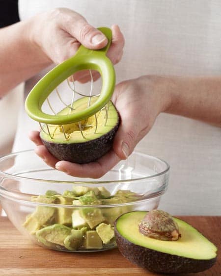 gadgets de cuisine découpe avocats