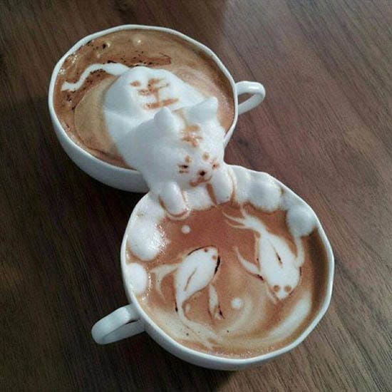 Art 3D mousse de café 1