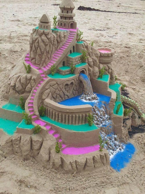 Châteaux de sable réaliste 1