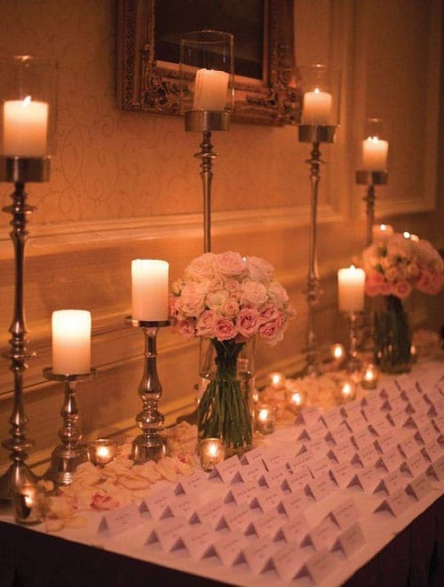 escort cards de mariage 