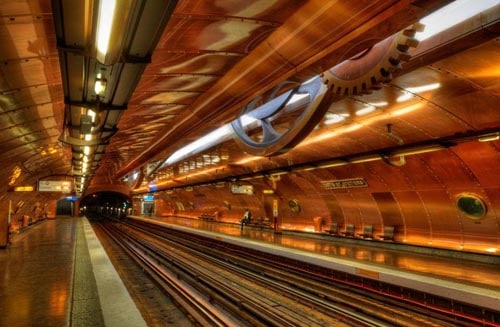 Plus belles stations de métro au monde