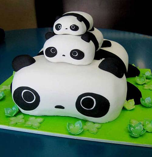 Gâteau déco panda