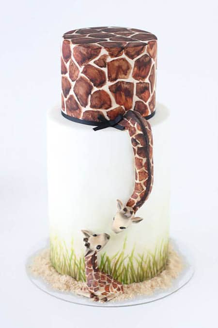 Gâteau déco girafe