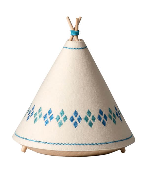 Lampe tipi bleu Buokids veilleuses pour enfants