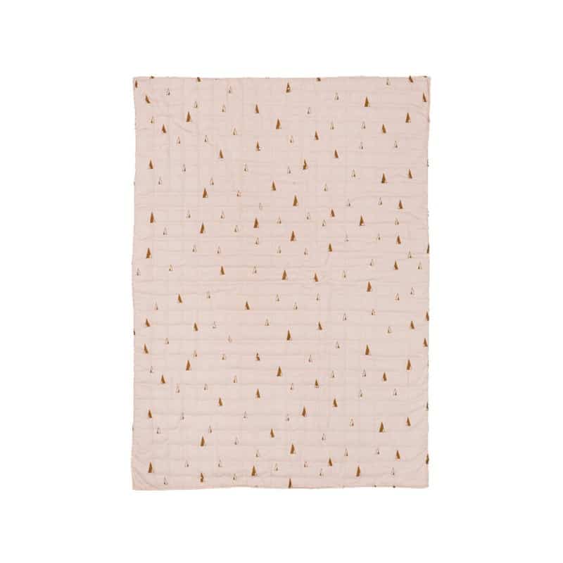 couverture-cones-rose-ferm-living couvertures enfants