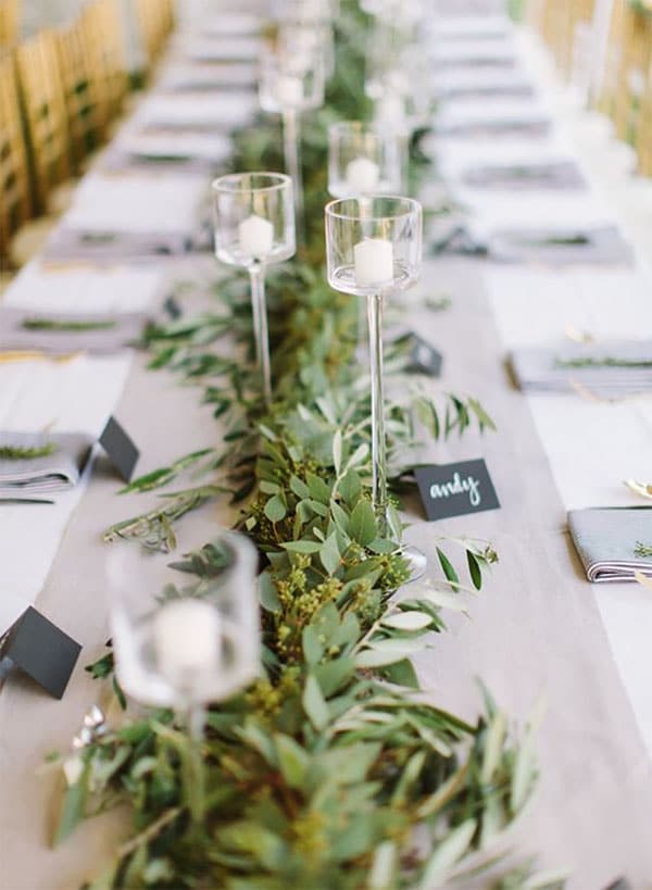 décoration de table de mariage