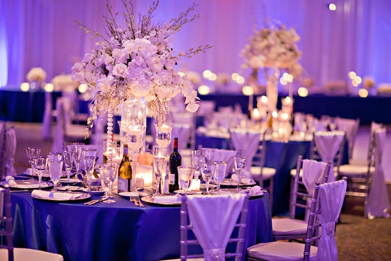 déco de mariage féerique tables