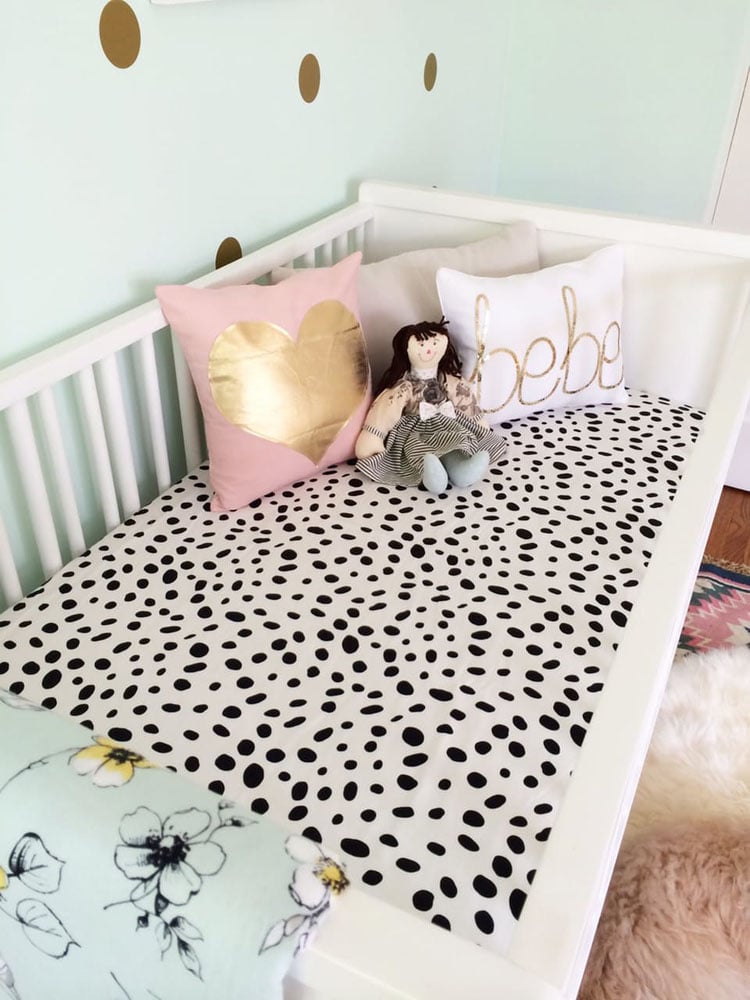 chambre de bébé glam fille