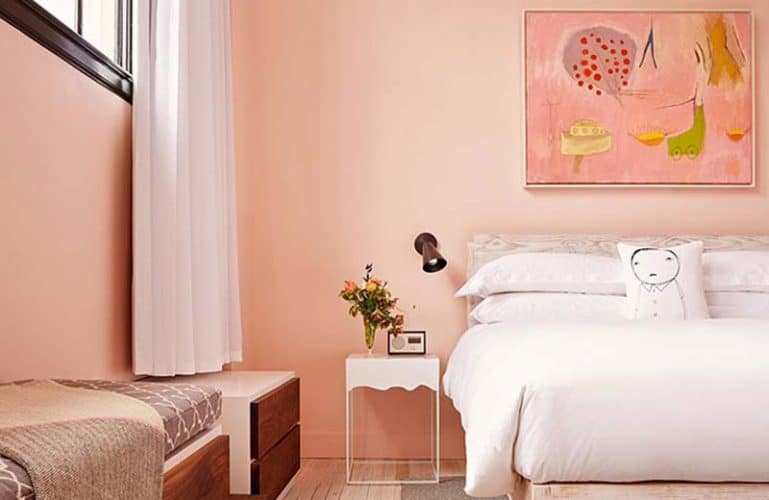 chambre rose adulte