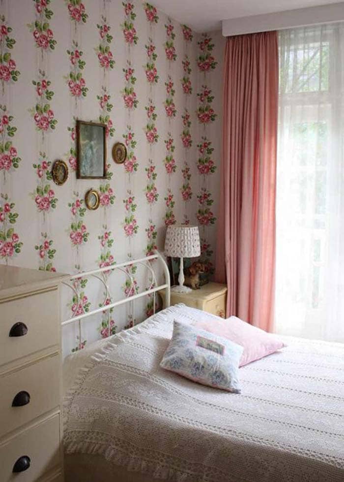 chambre rose adulte