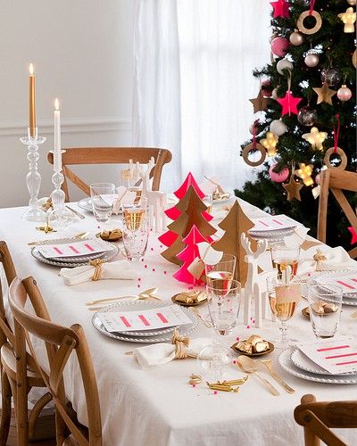 table-de-noel-deco-rose-2