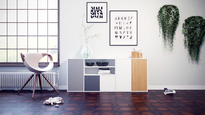 meubles modulables scandinaves