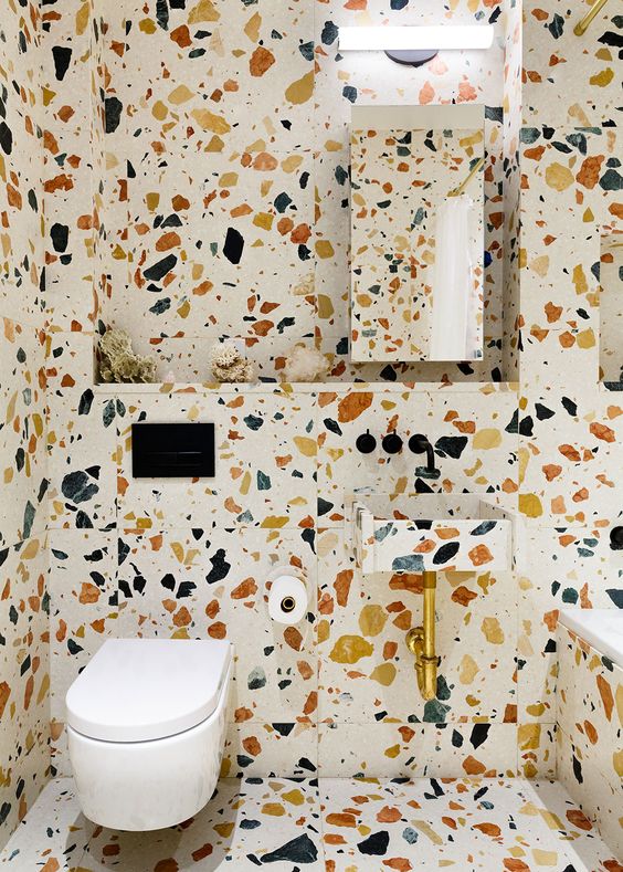 terrazzo wc