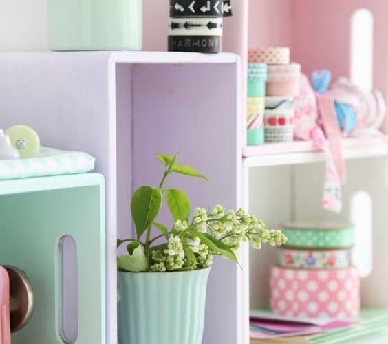 rangements pastel