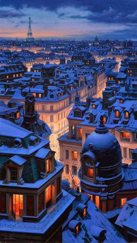 paysage toits de Paris