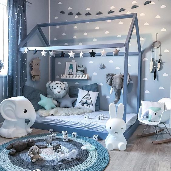 Chambre de bébé garçon déco