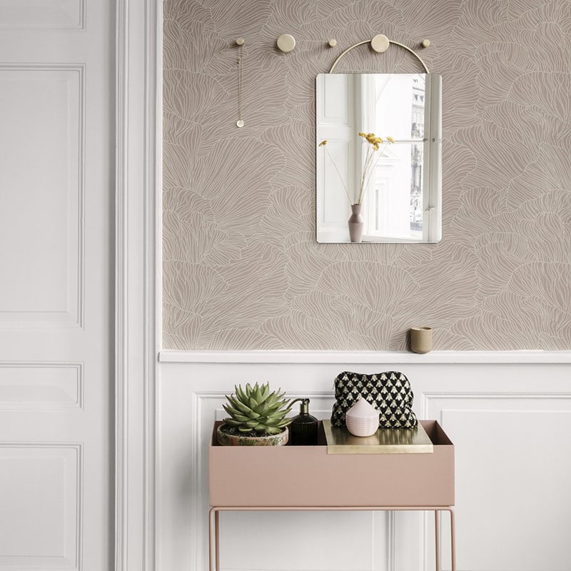 Lagom - salle de bain minimaliste rose