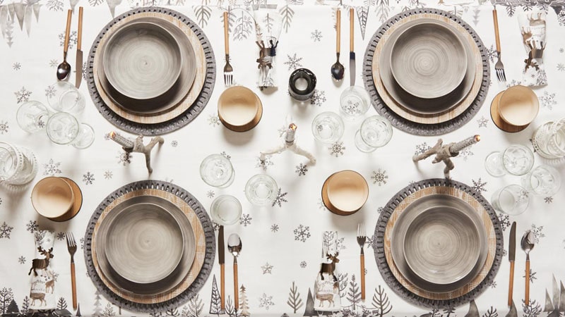 Zara Home Noël 2018 table nature