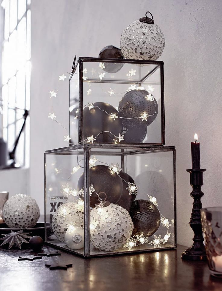 decoration de Noel scandinave guirlande etoiles