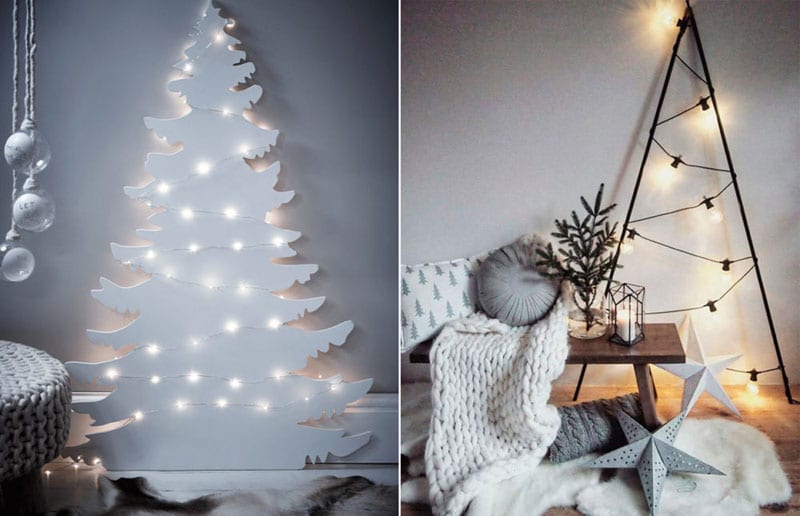 décoration de Noël scandinave sapin