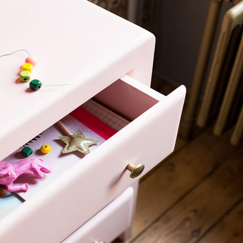 Commode rose bonbon pour enfants Bonton