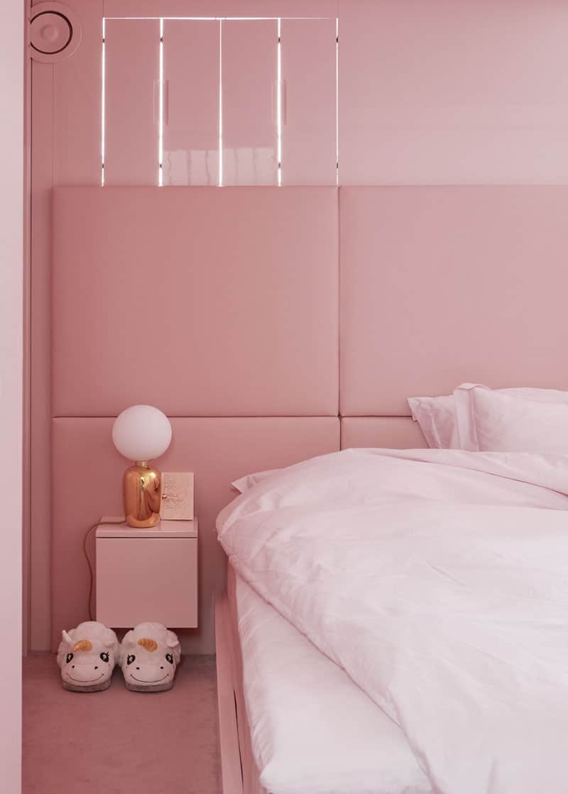 chambre rose déco pastel