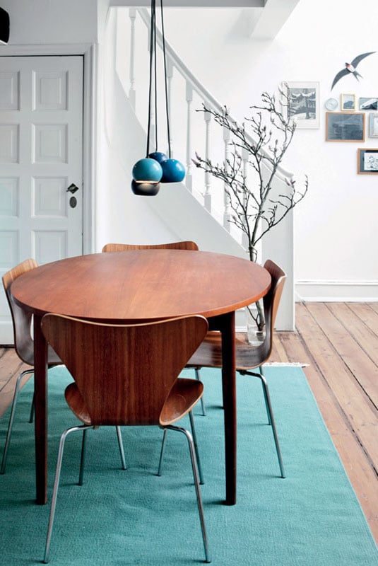 cuisine scandinave bleue et bois