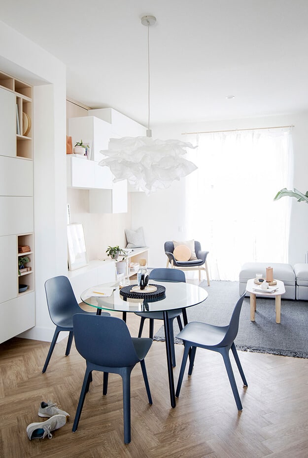 appartement scandinave moderne salle à manger