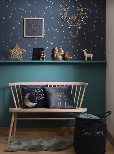 cosy blue maisons du monde 