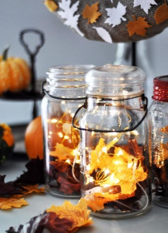 diy bougies d'automne