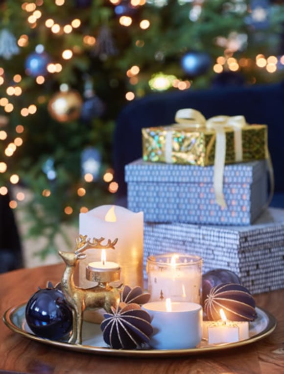 collection de noel maisons du monde 2018 deep blue