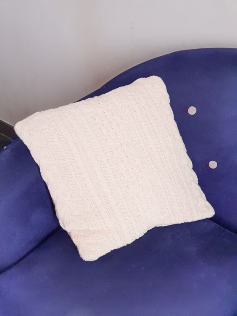 coussin en laine