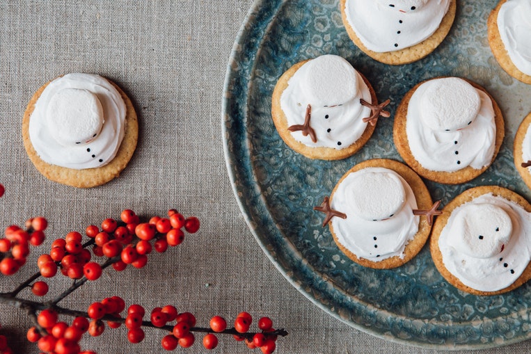 cookies bonhommes de neige 