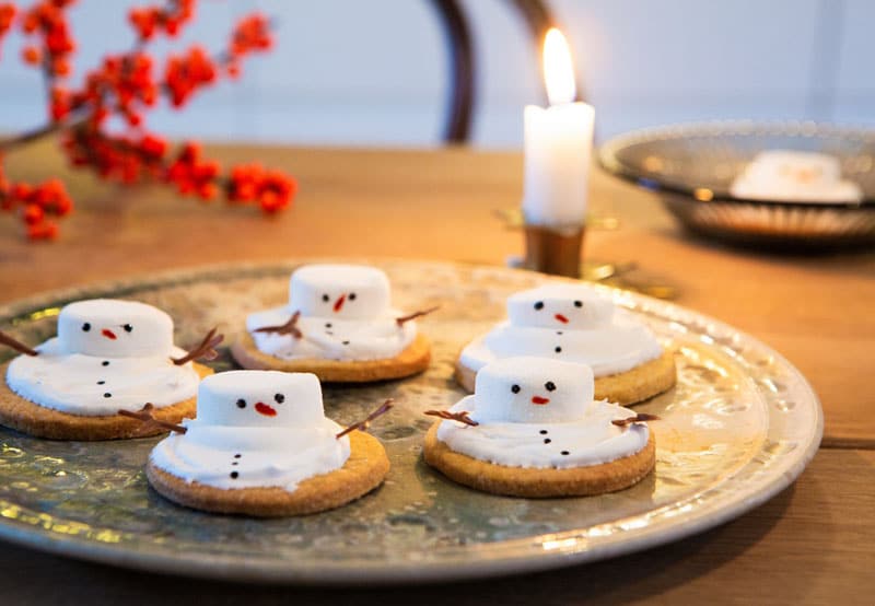 cookies bonhommes de neige 