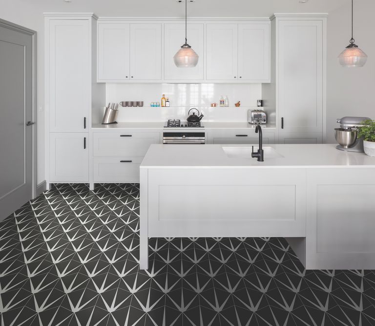 carreaux de ciment Lily Pad cuisine