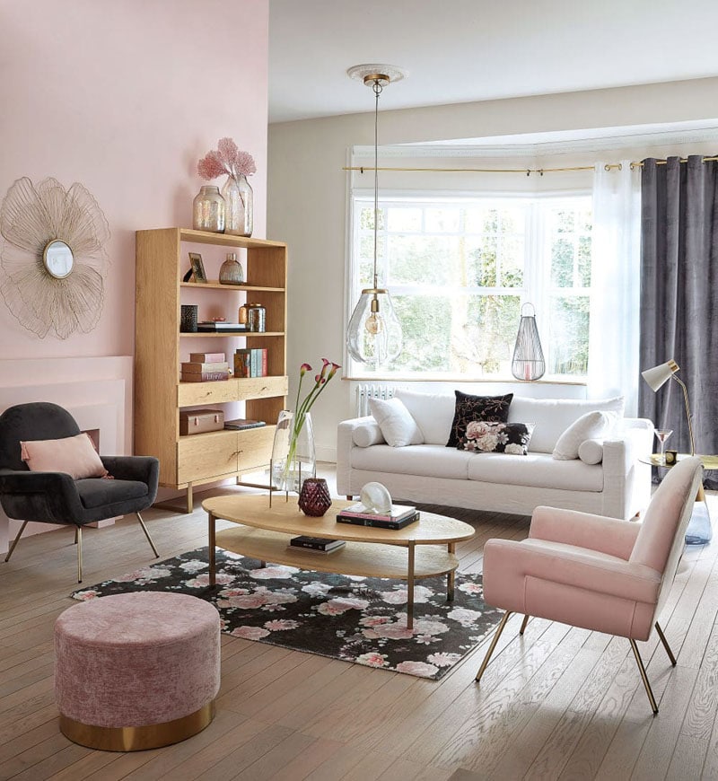 tendance blossom salon pastel maisons du monde