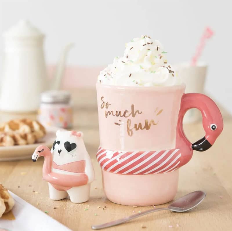 mug flamant rose summer smoothie maisons du monde